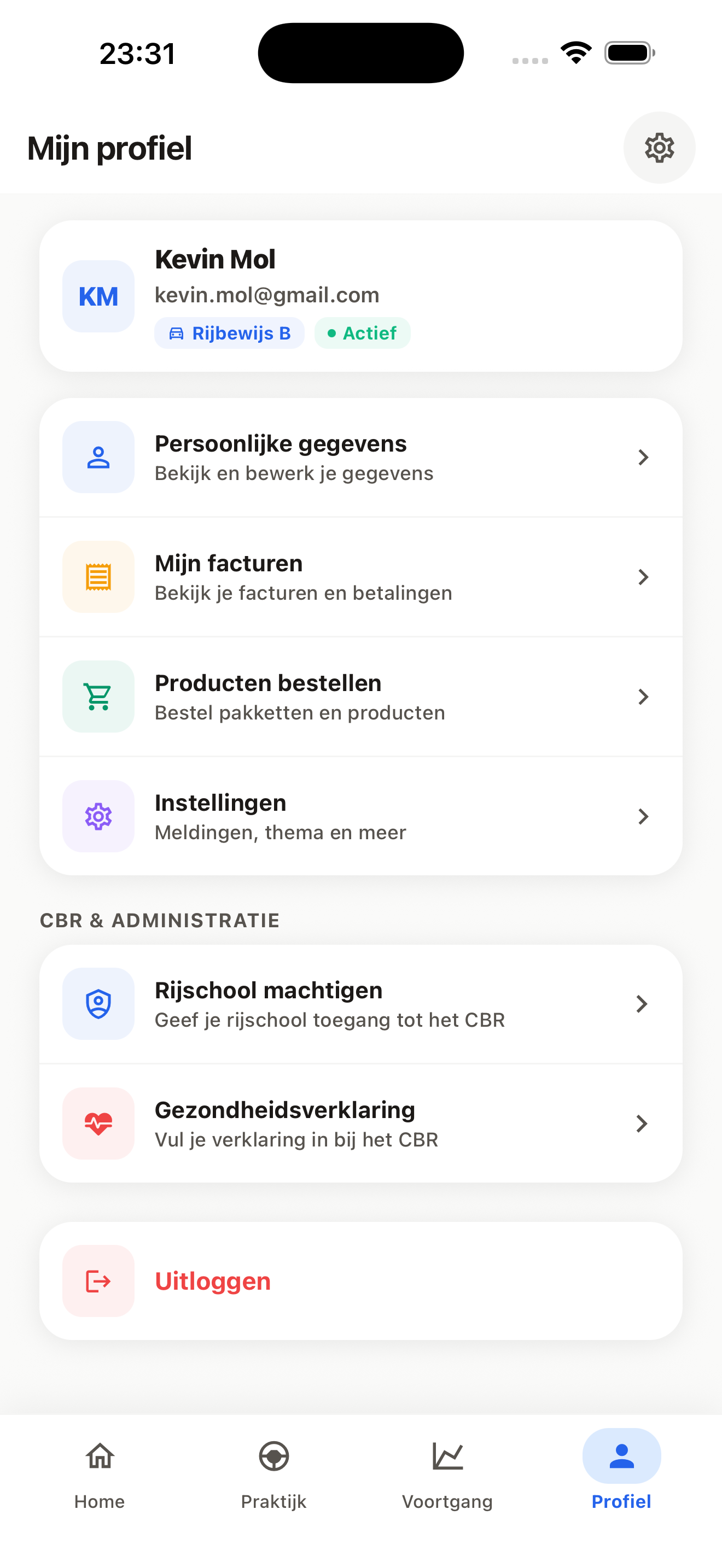 Leerling profiel